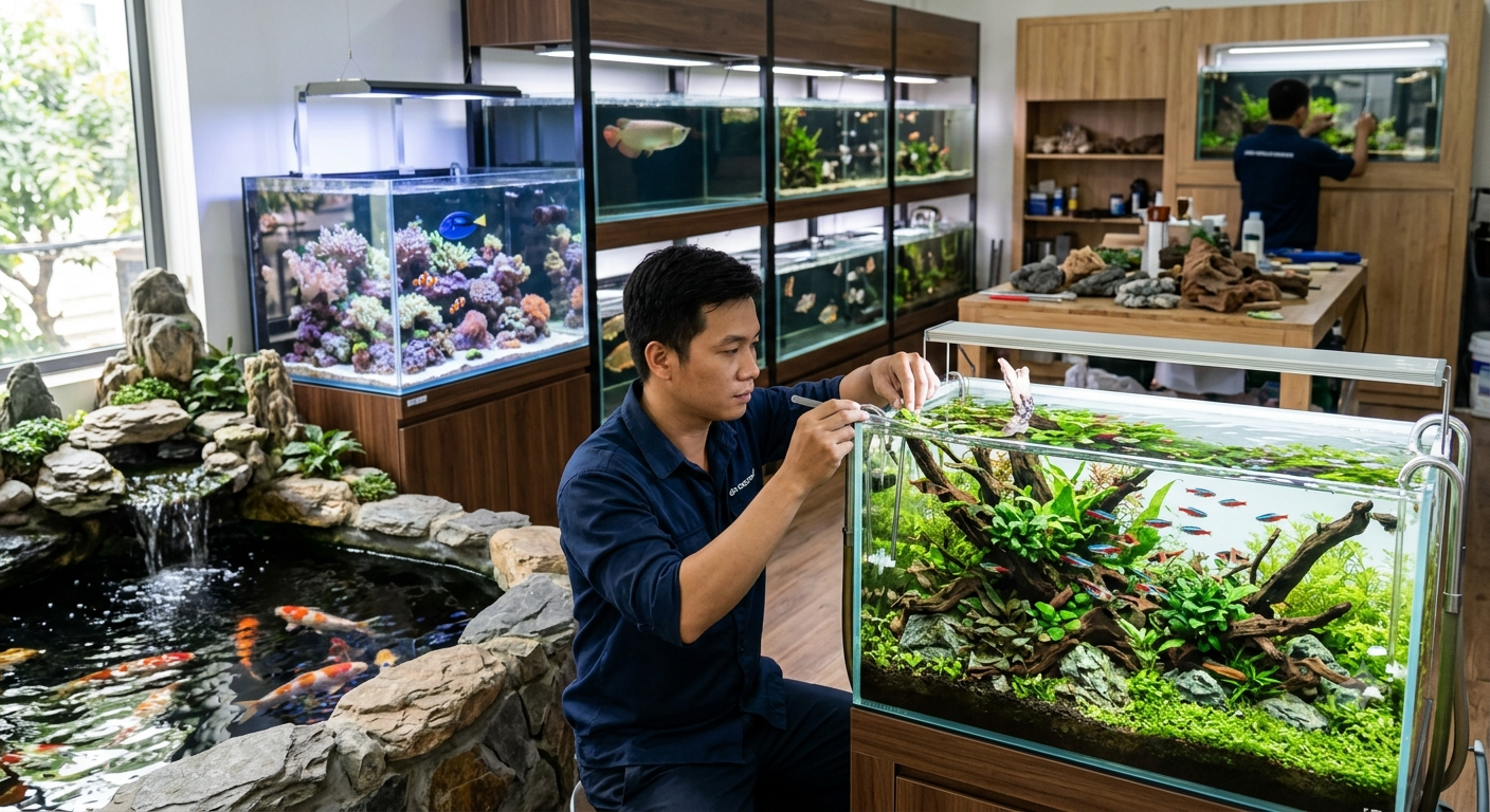 Giải pháp toàn diện từ thiết kế thi công đến chăm sóc định kỳ